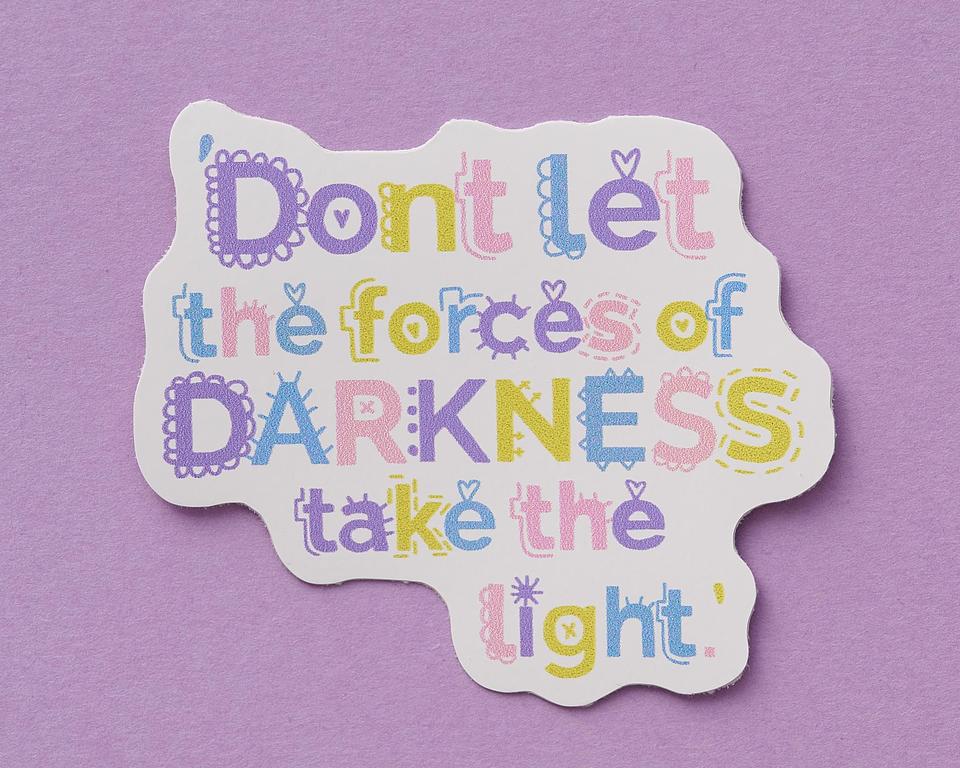 'Darkness' Sticker