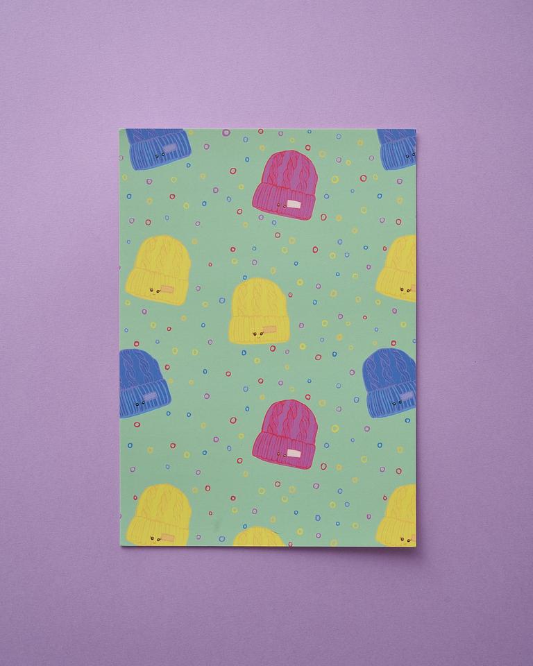 'Beanies and Spots' Print